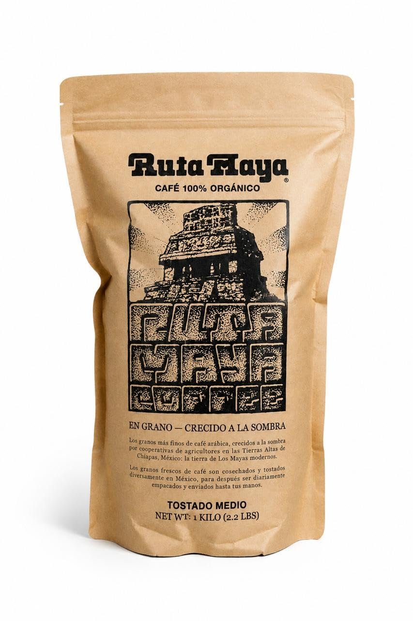 Best arabic coffee beans – Ruta Maya Organic Coffee Medium Roast 2.2 Pounds