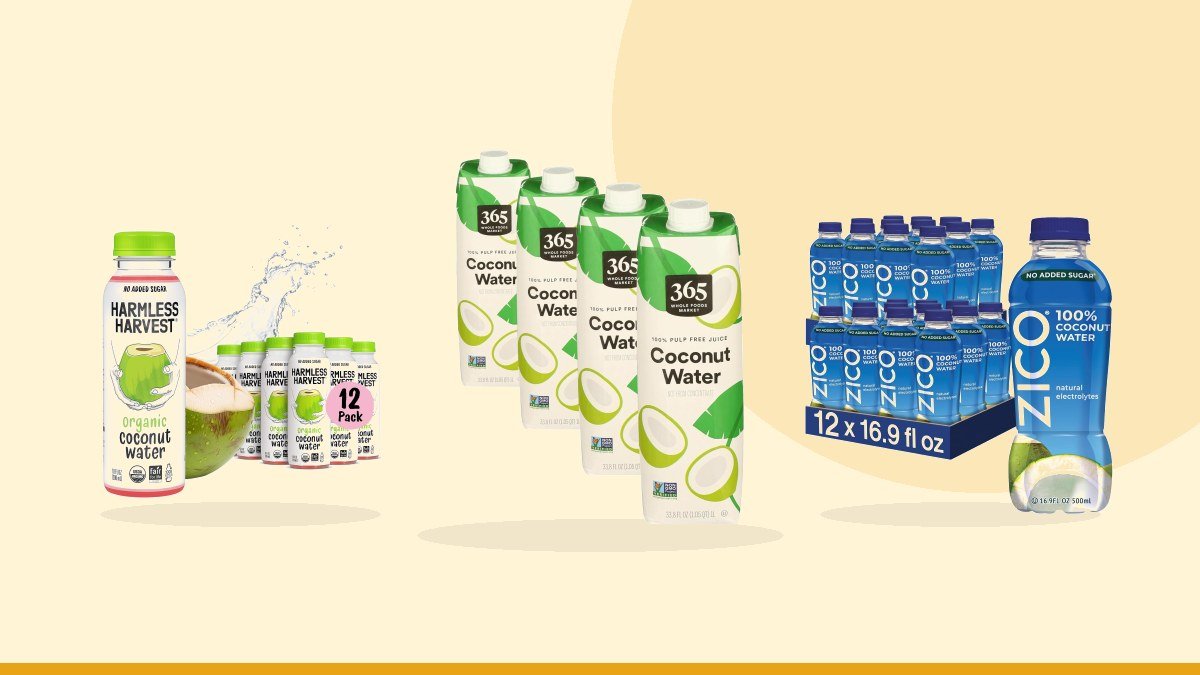 Best coconut water – 365 by Whole Foods Market,Coconut Water,33.8 Fl Oz,(Pack