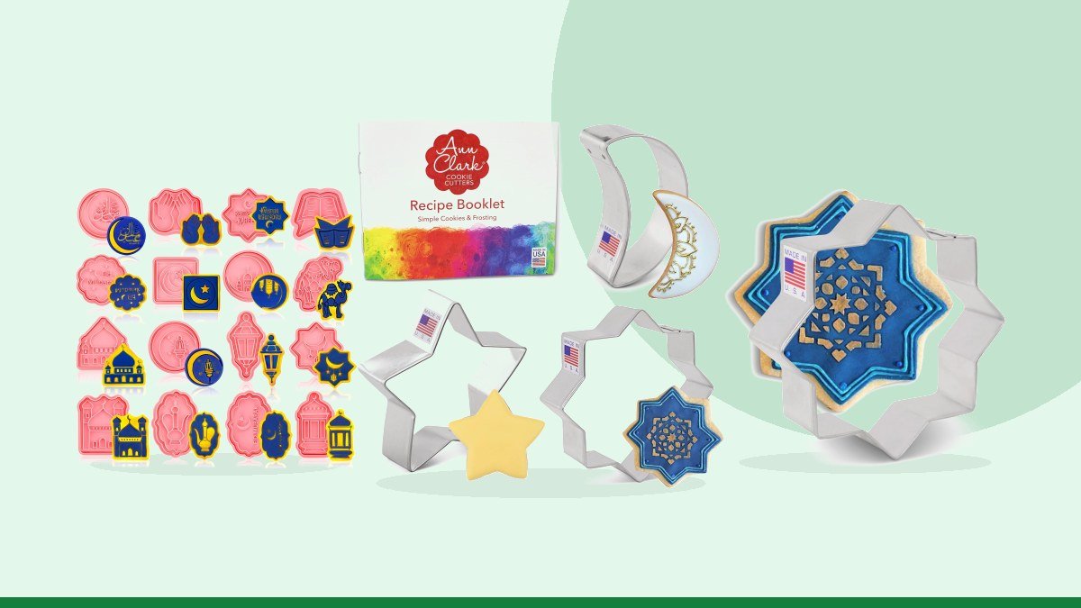 Best eid cookie cutters – Ann Clark Ramadan Eid Mubarak Islamic Cookie Cutter