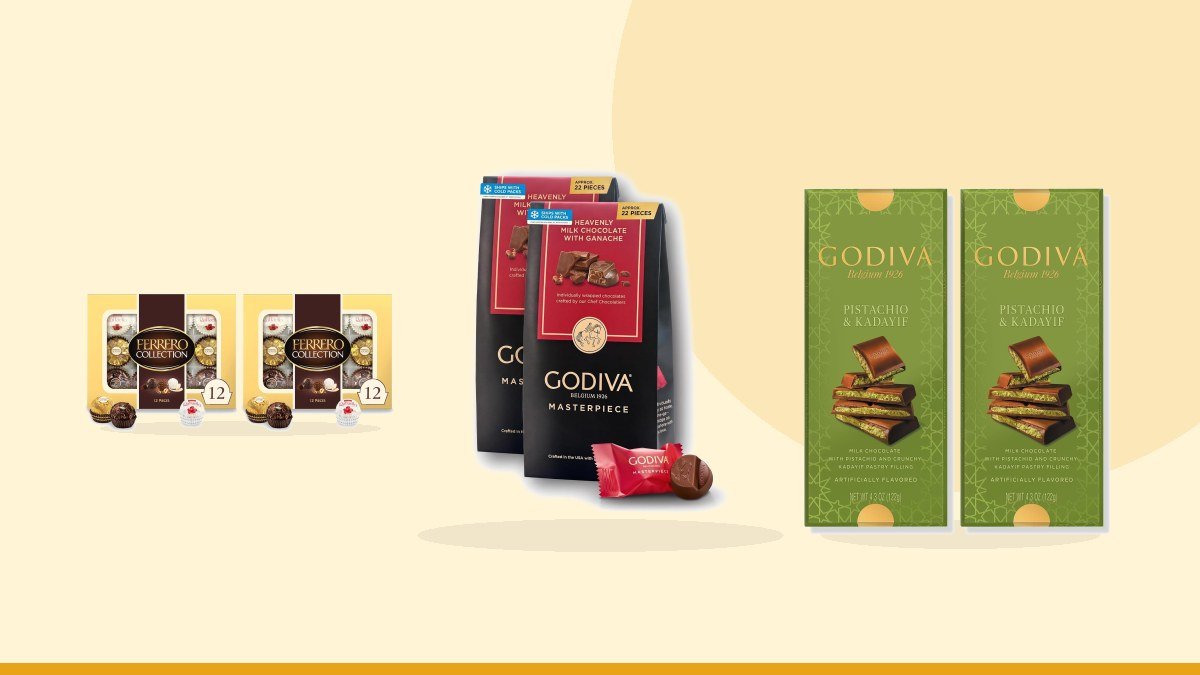 Best eid halal chocolate gift box – Godiva Masterpiece Milk Chocolate Bag, Individually Wrapped with