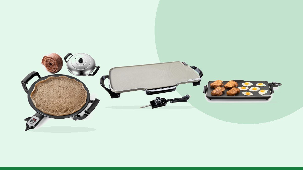 Best electric saj griddle – Presto 07062 22-Inch Ceramic Electric Griddle with Removable