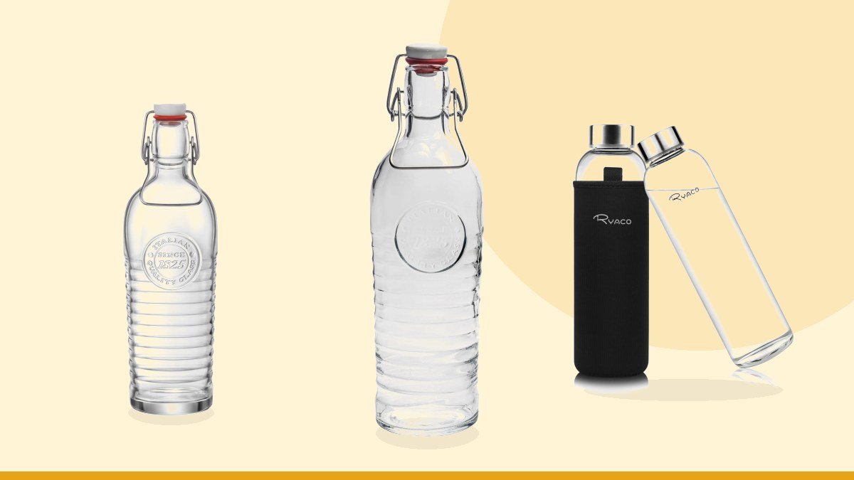 Best glass zamzam style water bottle – Bormioli Rocco Officina 1825 flip Vintage Top Bouteille