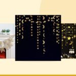 Best gold ramadan banner – Gold Moon Star Garland Ramadan Decorations Twinkle Little