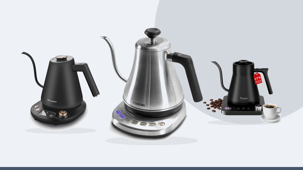 Best gooseneck electric kettle – Cosori Gooseneck Electric Kettle with Temperature Control, 0.8L,