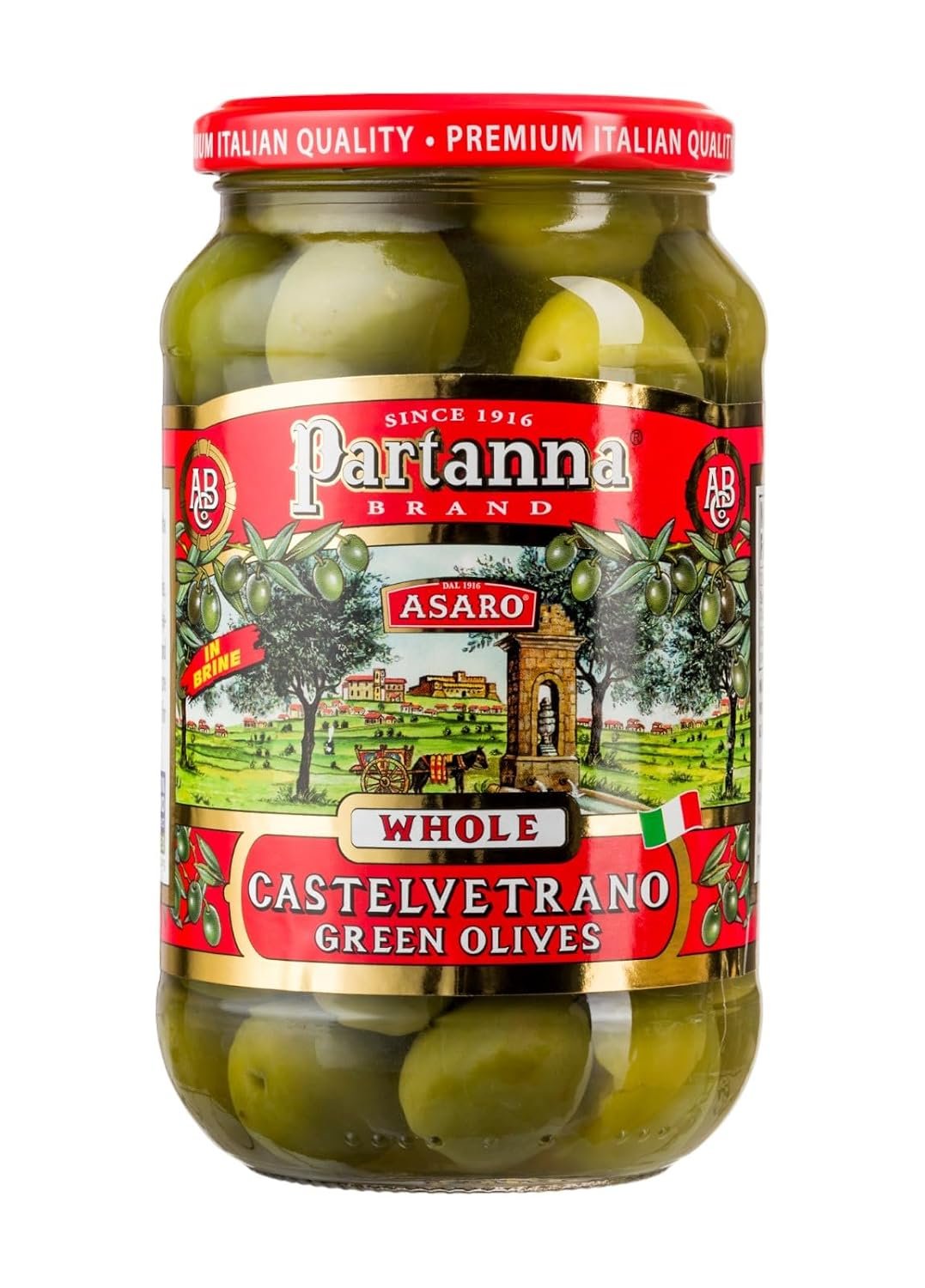 Best green olives – Partanna Whole Castelvetrano Olives - Authentic Sicilian -