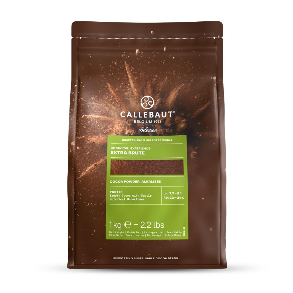 Best halal baking chocolate – Callebaut Selection - Botanical Extra Brute Cocoa Powder