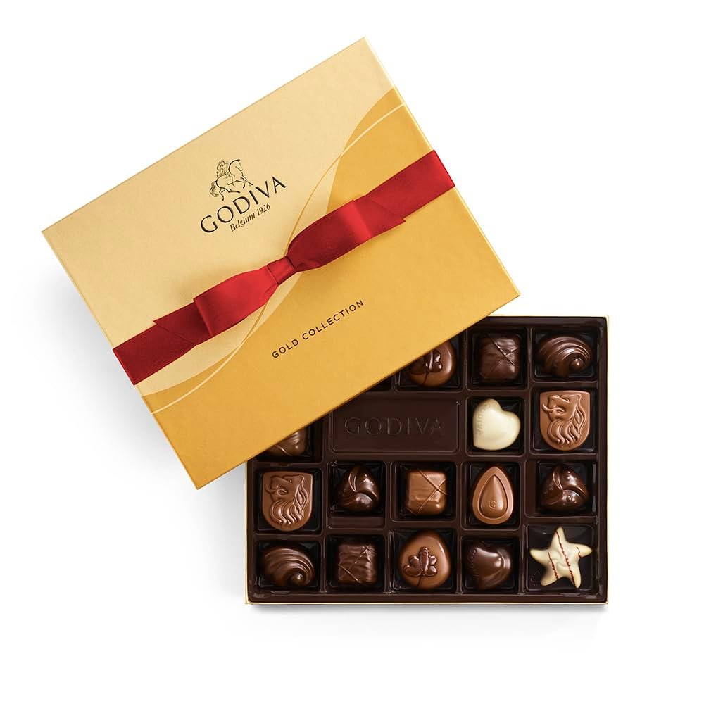 Best halal chocolate gift box – Godiva Chocolatier Assorted Chocolate Gift Box, Creamy Milk