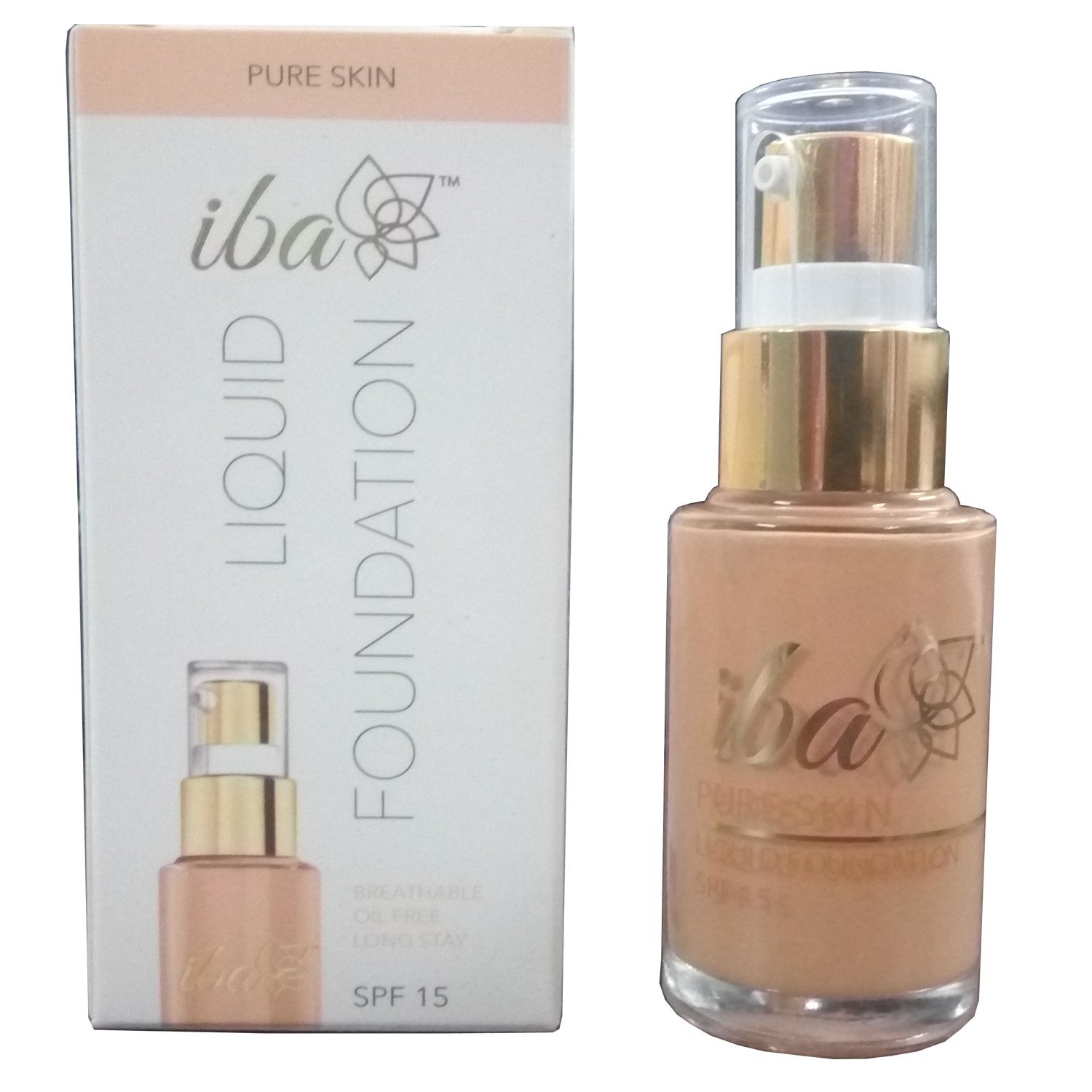 Best halal cosmetics – Iba Halal Care Pure Skin Liquid Foundation, Ivory