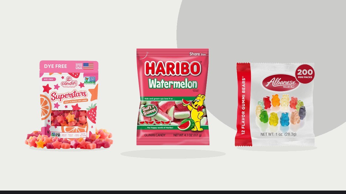 Best halal gummy bears – HARIBO Watermelon Foam Gummy Candy, 3.1 oz. Bag