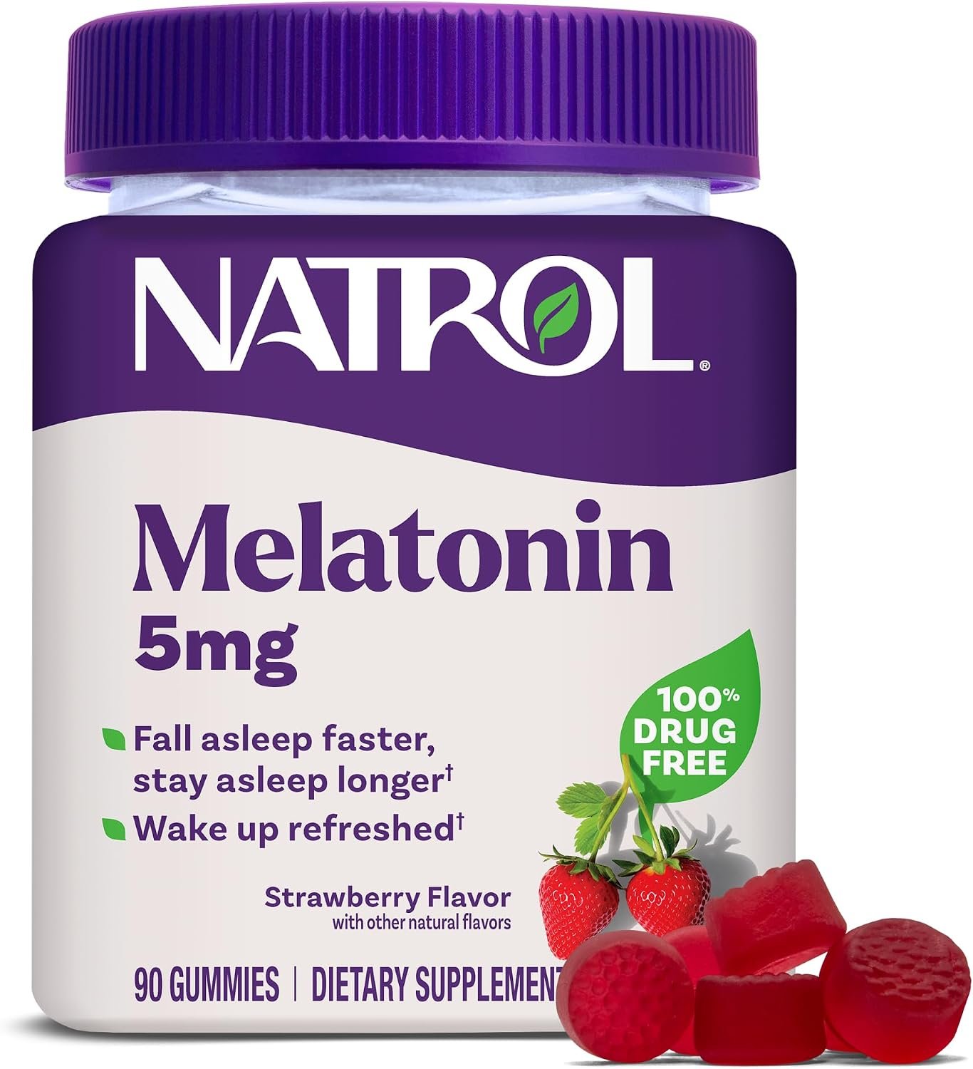 Best halal melatonin – Natrol Melatonin 5 mg Gummies, Sleep Support for