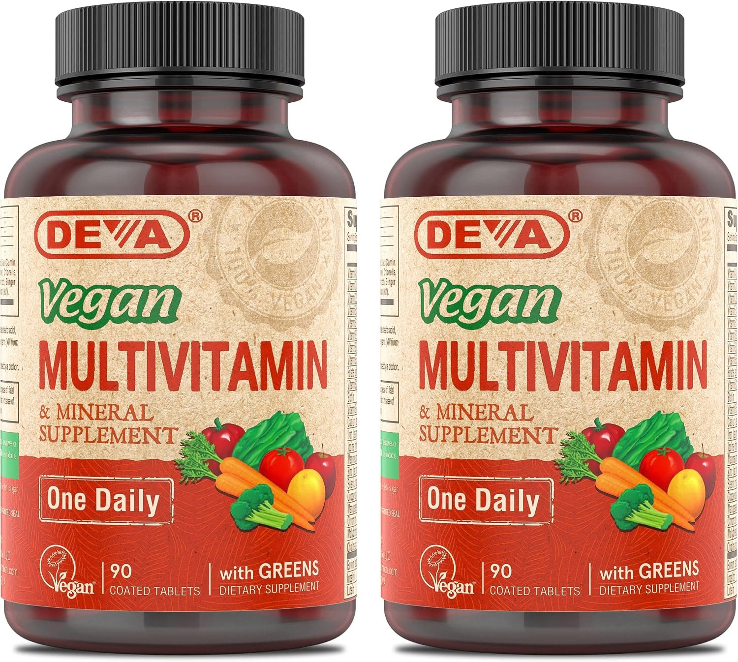 Best halal multivitamin – DEVA Vegan Multivitamin for Women and Men with