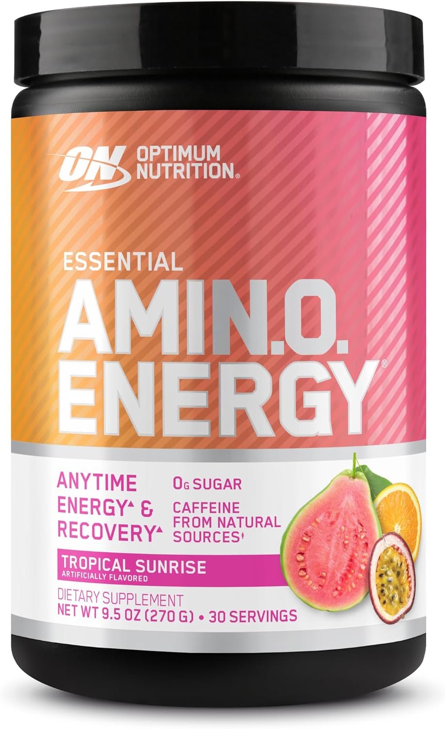 Best halal pre-workout – Optimum Nutrition Amino Energy Powder, Tropical Sunrise, 9.5