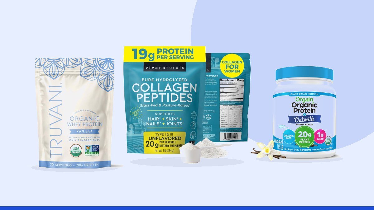 Best halal protein powder for women – Viva Naturals Collagen Peptides Powder - Grass-Fed Hydrolyzed
