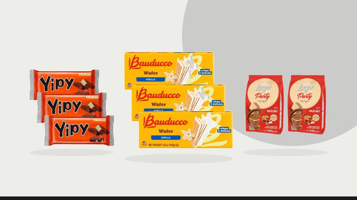 Best halal wafers – Bauducco Vanilla Wafers - Crispy Wafer Cookies With