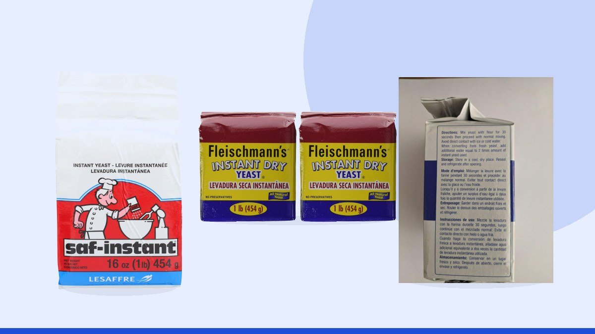 Best halal yeast – Fleischmann's Instant Yeast - 2/16 Oz. Bags