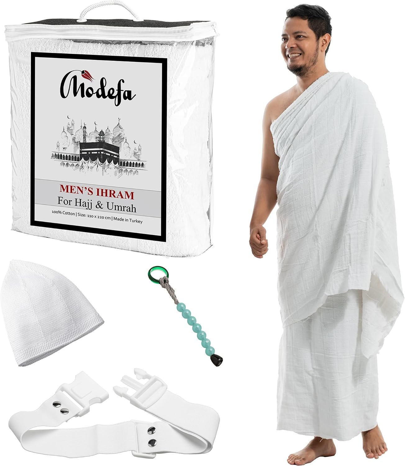 Best ihram clothing – Ihram for Umrah Men Towel Set - 110