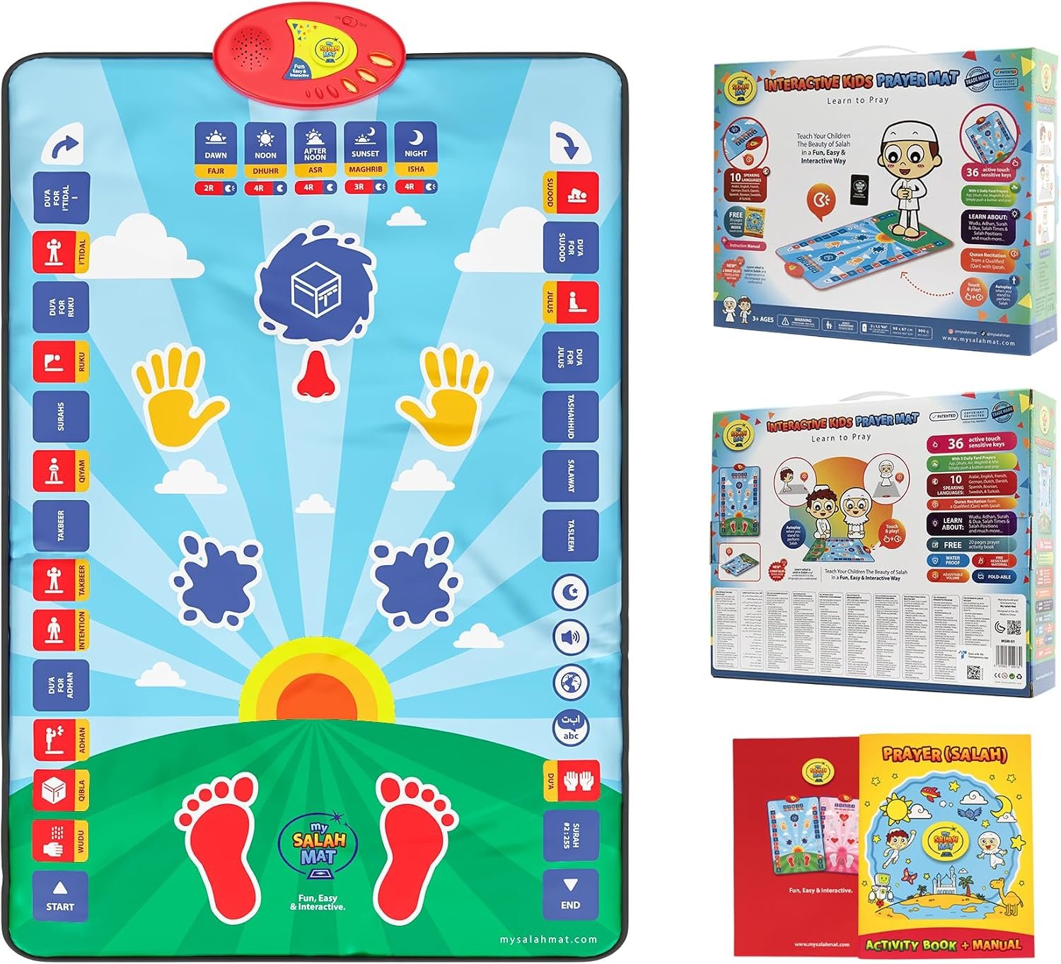 Best kids prayer mat – My Salah Mat - Interactive Muslim Prayer Rug