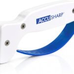 Best knife sharpener – AccuSharp Knife Sharpener, Ergonomic Comfortable Handle, Compact &