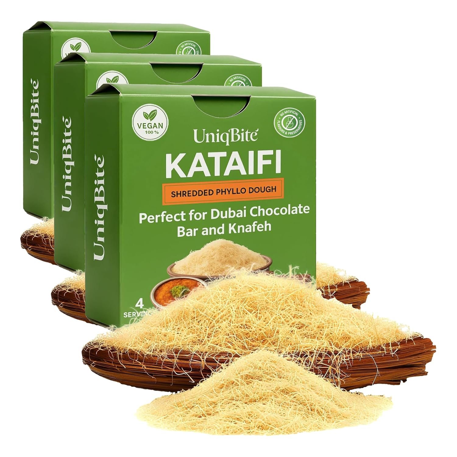 Best kunafa – Kataifi Pastry for Dubai Chocolate Bar, 7 oz
