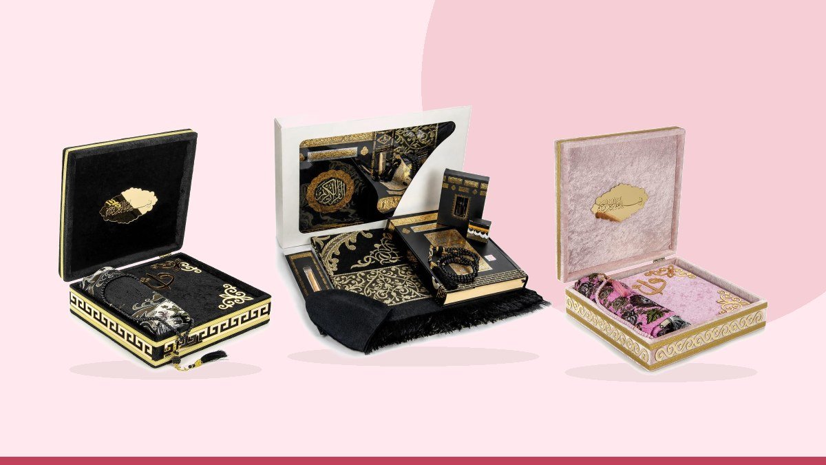 Best luxury eid gift box – ihvan online Luxury Islamic Prayers Gift Box, Quran
