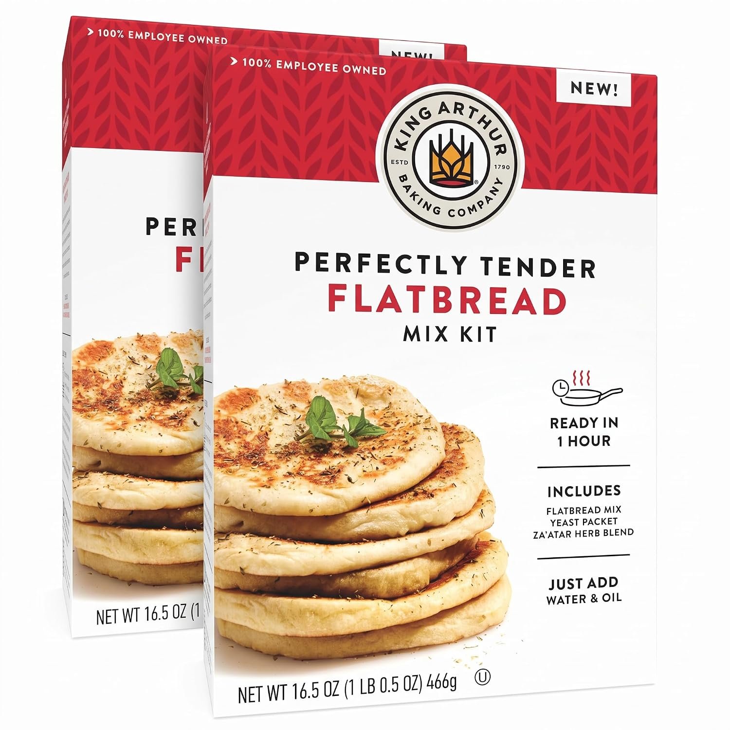 Best naan bread – King Arthur Baking Company Perfectly Tender Flatbread Mix