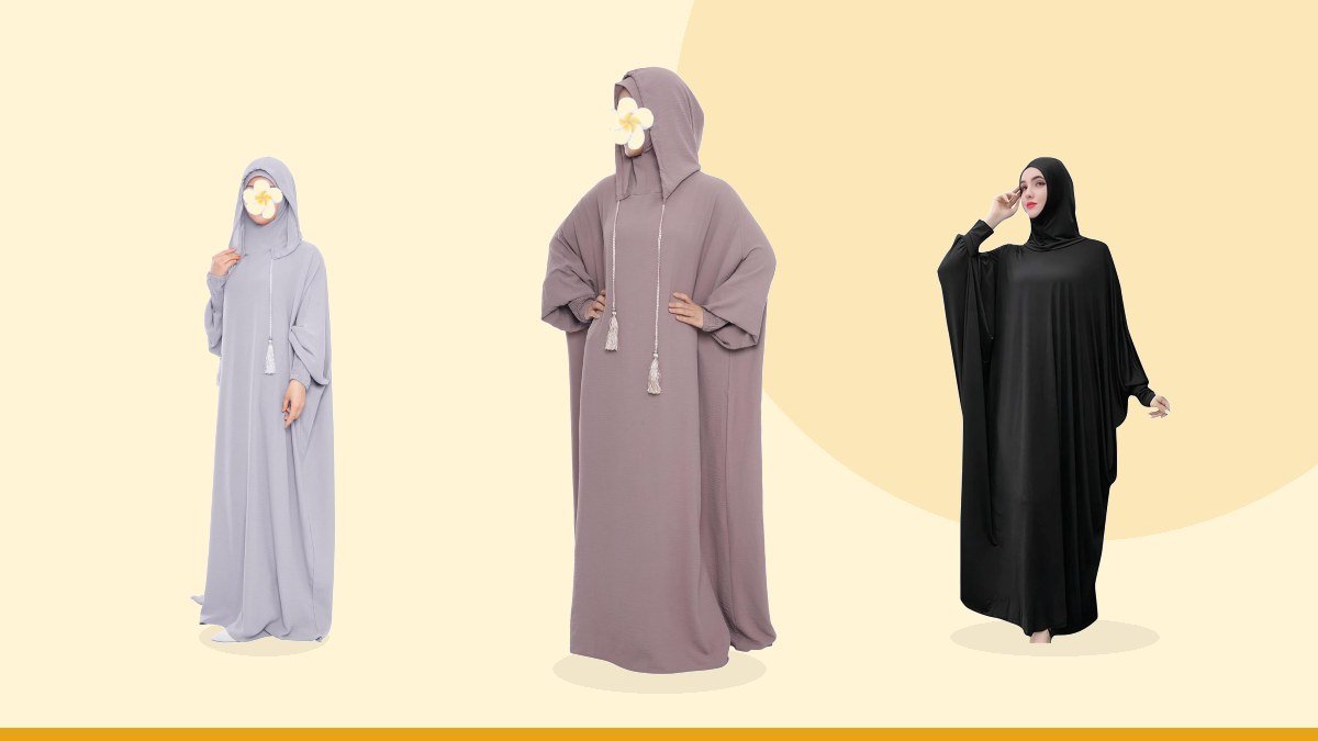 Best one piece prayer clothes for women – Muslim Prayer Dress Abaya for Women Solid 1PC