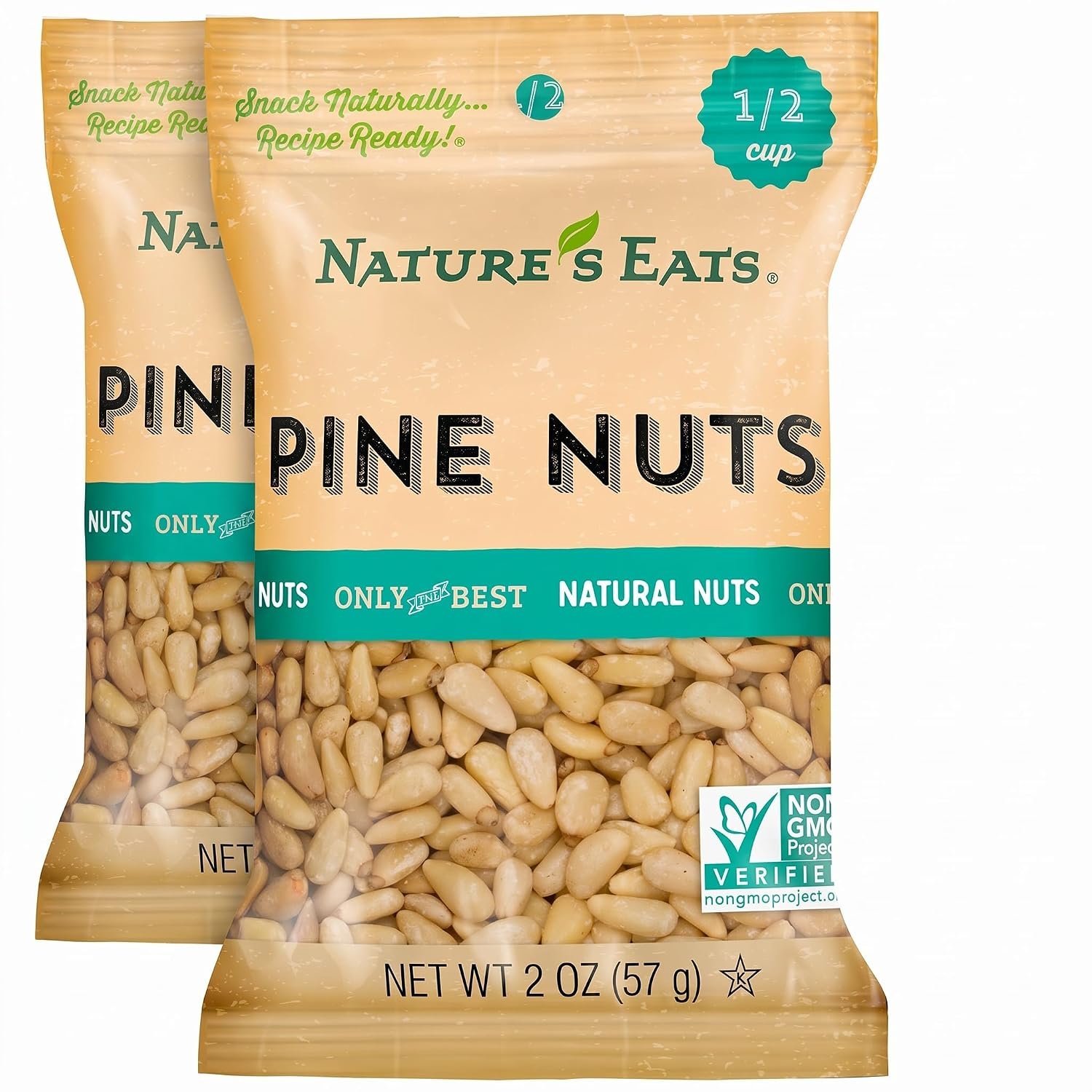 Best pine nuts – Nature's Eats Pine Nuts, 2 Ounce (Pack of