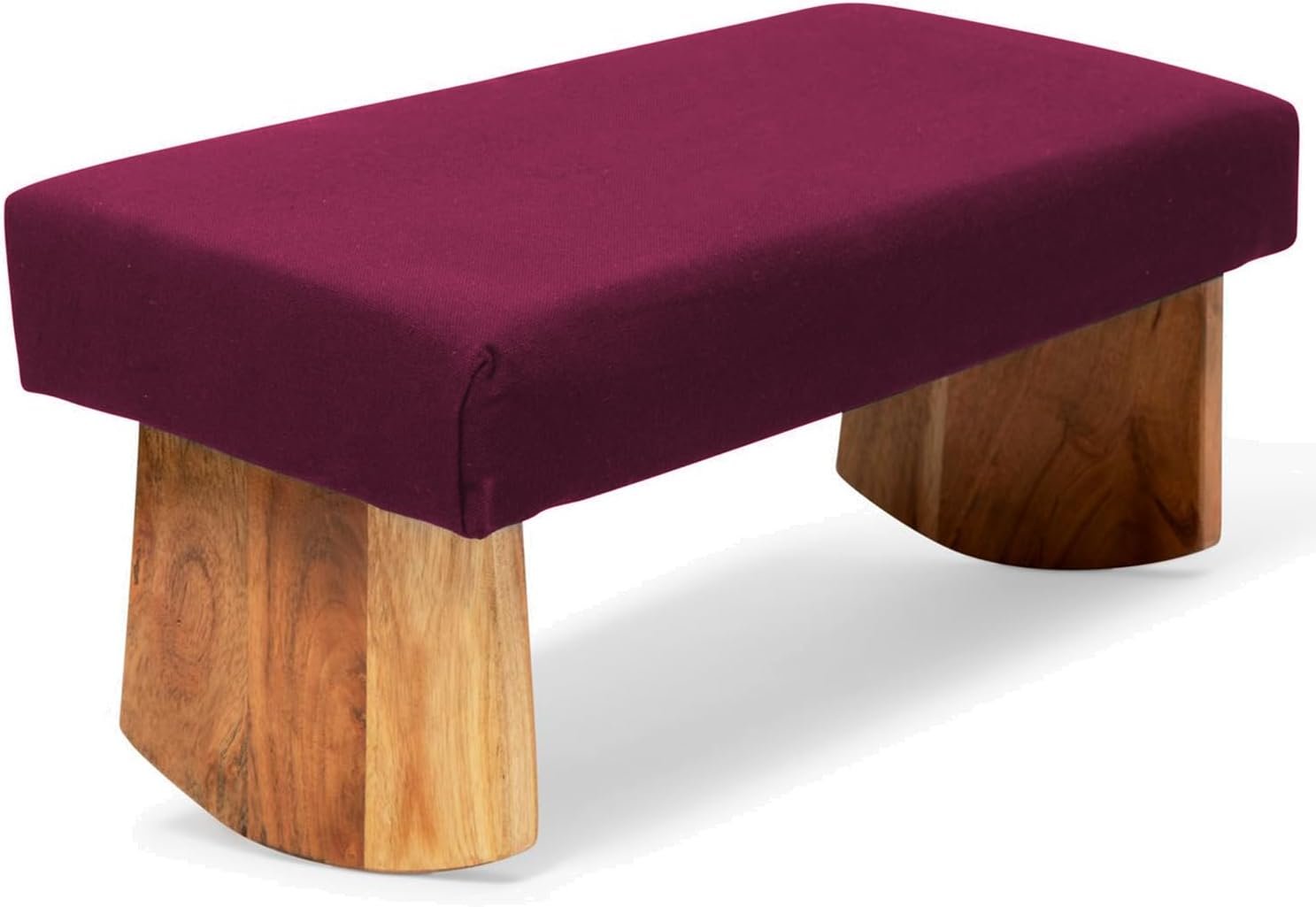 Best prayer chair – Meditation Bench (Burgundy), Seiza, Sustainable Acacia Wood with