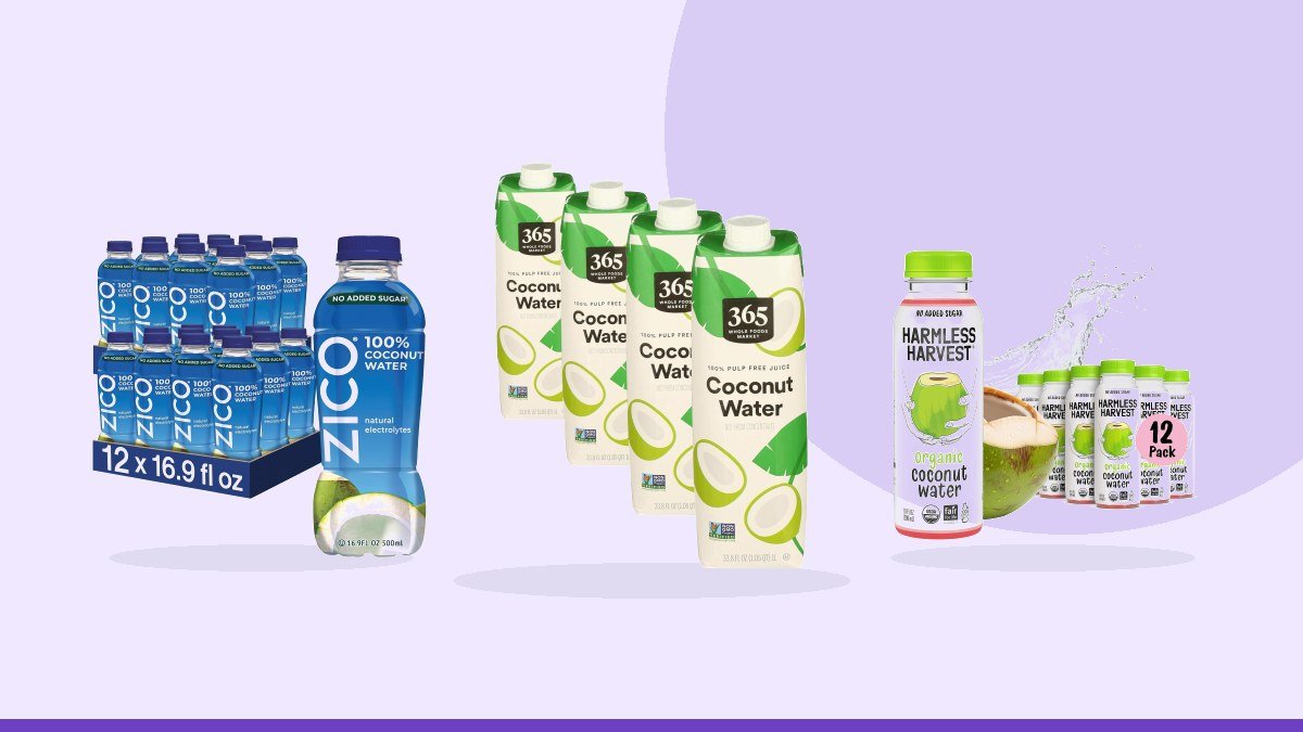 Best pure coconut water – 365 by Whole Foods Market,Coconut Water,33.8 Fl Oz,(Pack