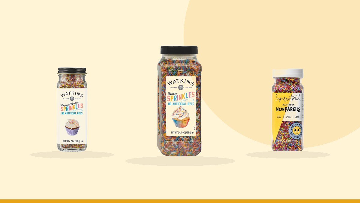 Best rainbow halal sprinkles – Watkins Rainbow Decorating Sprinkles, No Artificial Dyes, Perfect