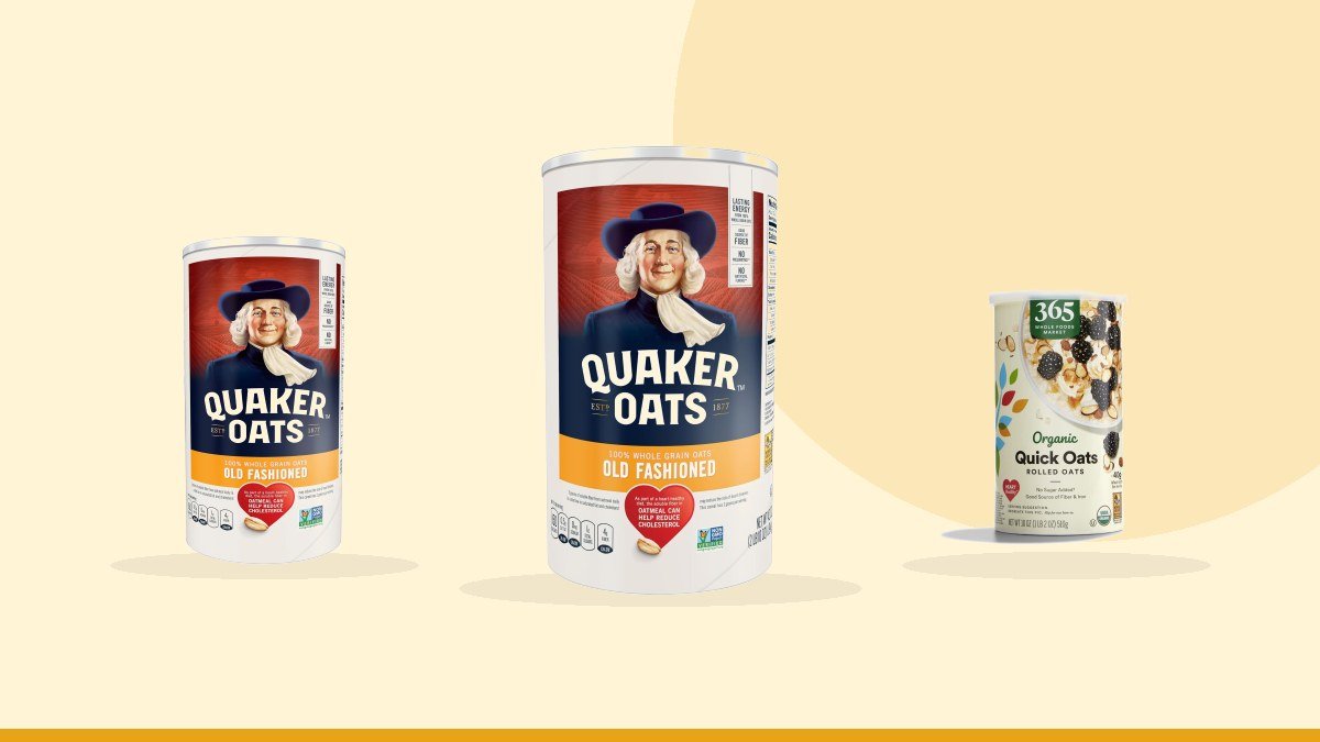 Best rolled oats – Quaker, Oatmeal, 42 Oz Canister