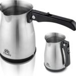 Best turkish coffee maker – ETHNIQ Turkish Coffee Pot - Stainless Steel, 120V,