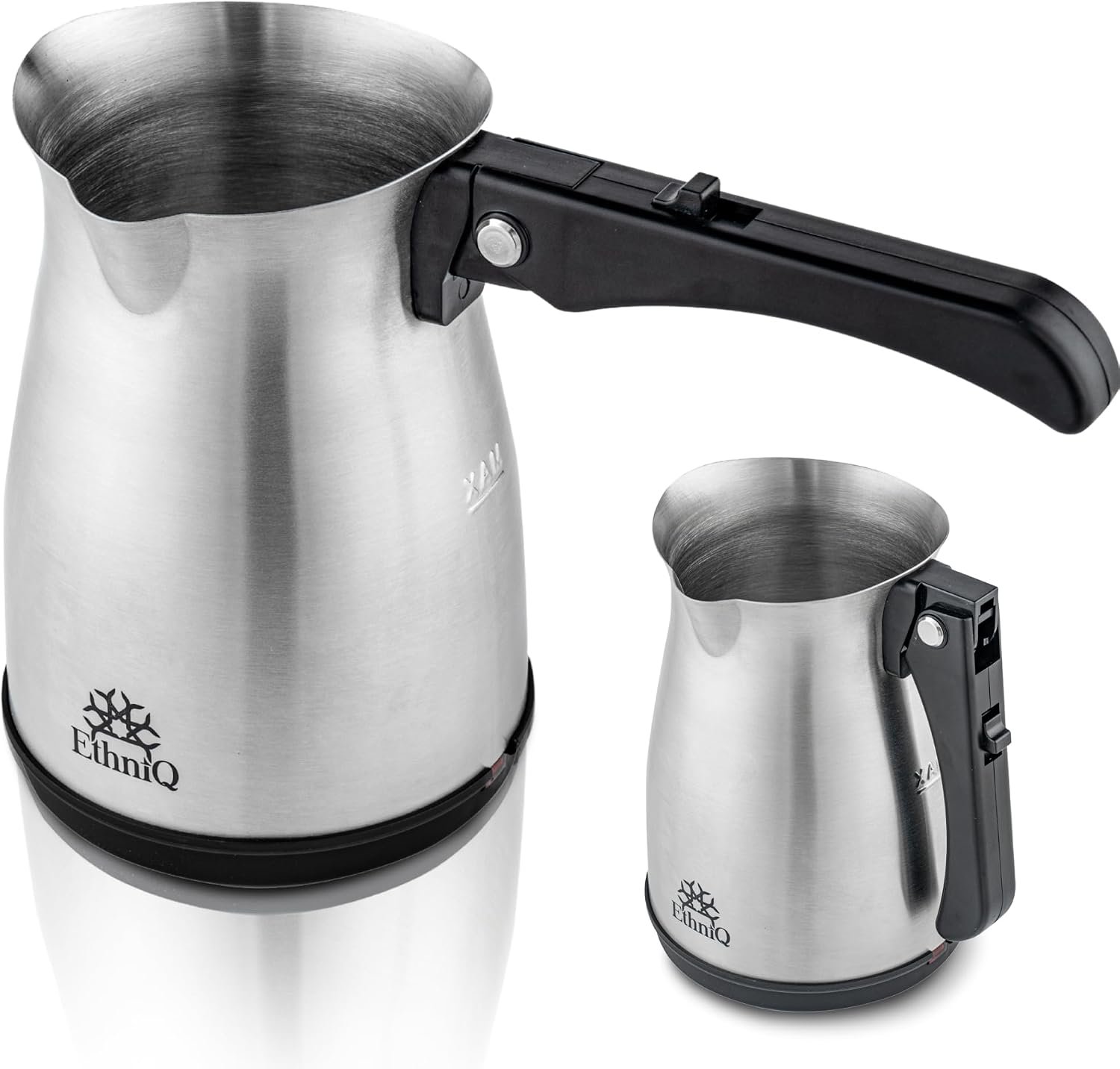 Best turkish coffee maker – ETHNIQ Turkish Coffee Pot - Stainless Steel, 120V,