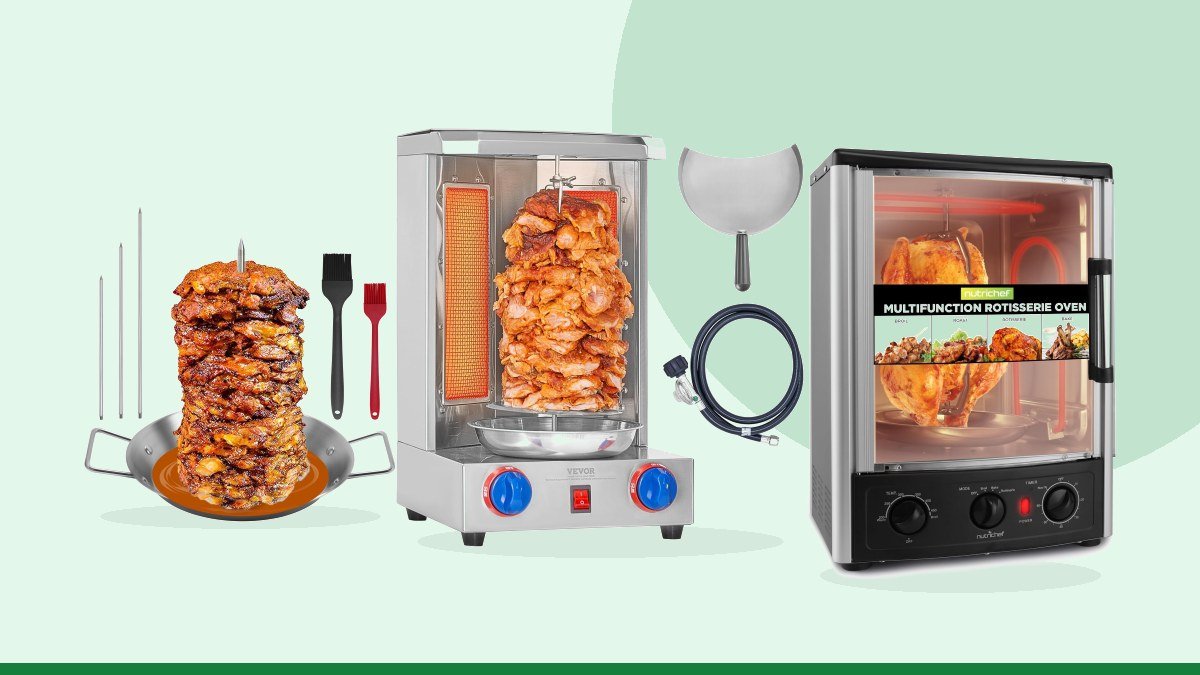 Best vertical rotisserie – VEVOR Shawarma Grill Machine, 13 lbs Capacity, Chicken